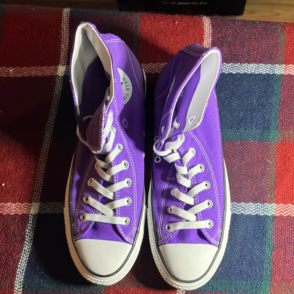 Converse Women's Purple High-Top Sneakers